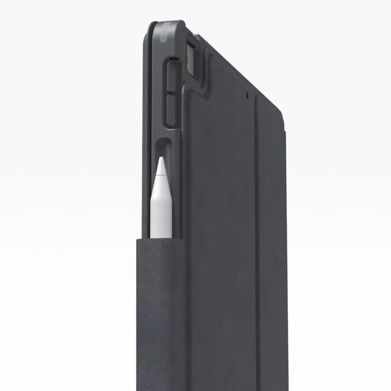 ZAGG Pro Keys kabelloses Tastatur-Case für iPad 10,9 (10. Gen.) / iPad 11 (A16) mit Apple Pencil-Halterung, UK-Layout, Schwarz/Grau