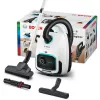 Bosch Serie 6 BGL6HYG1 ProHygienic Bodenstaubsauger, trocken, 600 W, Staubbeutel, 4 l, weiß