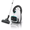 Bosch Serie 6 BGL6HYG1 ProHygienic Bodenstaubsauger, trocken, 600 W, Staubbeutel, 4 l, weiß