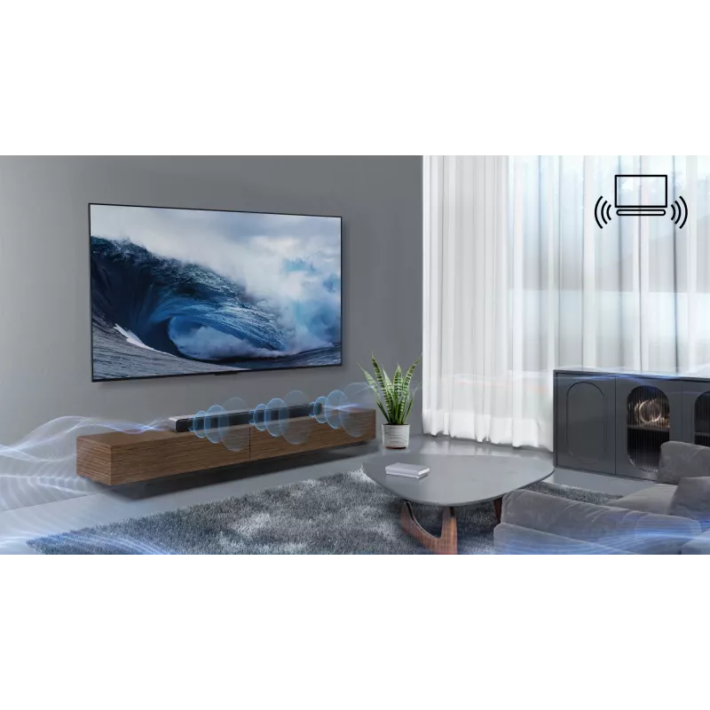 TCL S S45H Class 2.0-Kanal Soundbar mit Dolby Atmos, DTS Virtual:X und Bluetooth-Musikstreaming