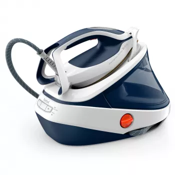 Tefal Pro Express Ultimate II GV9712 3000 W 1,2 L Durilium Airglide-Bügelsohle Blau, Weiß