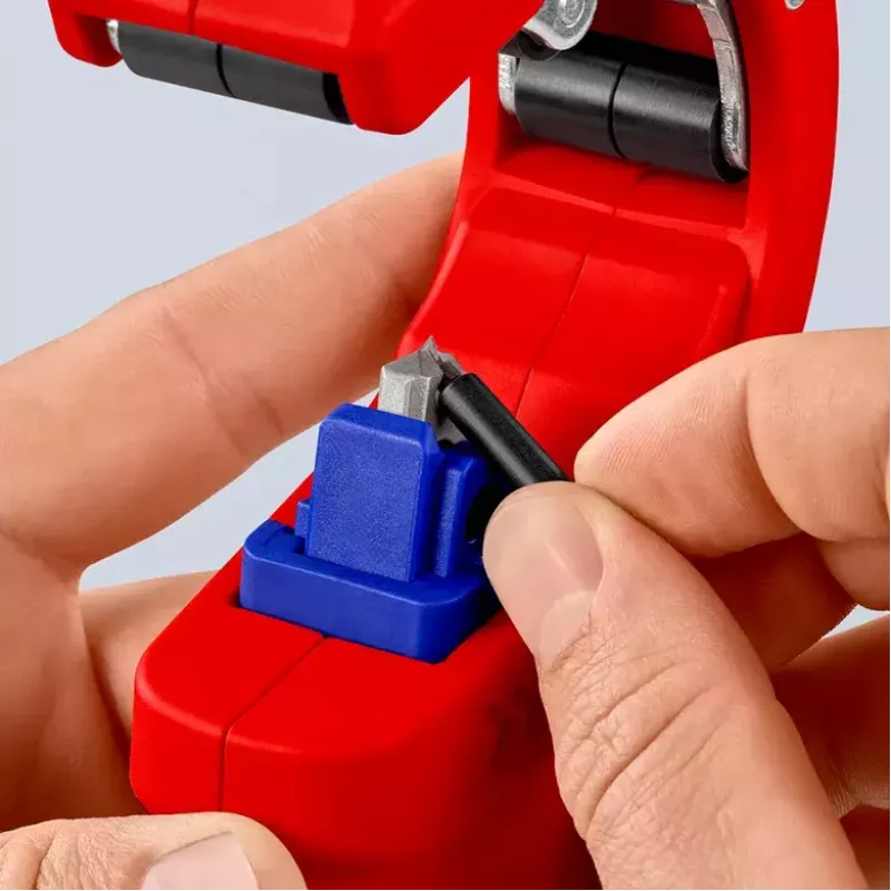Knipex DP50 90 23 01 BK Rohrschneider, rot/blau
