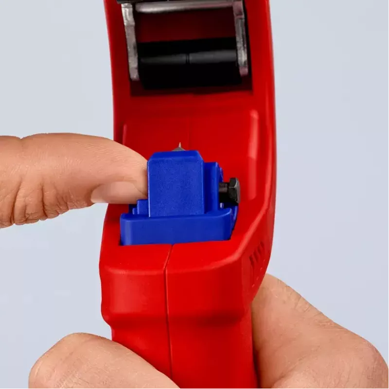 Knipex DP50 90 23 01 BK Rohrschneider, rot/blau
