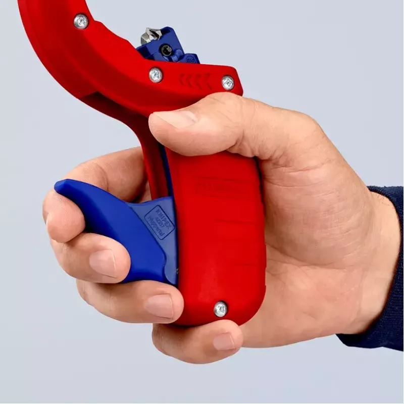 Knipex DP50 90 23 01 BK Rohrschneider, rot/blau