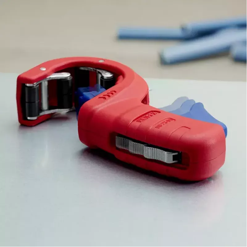 Knipex DP50 90 23 01 BK Rohrschneider, rot/blau
