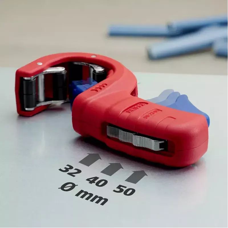 Knipex DP50 90 23 01 BK Rohrschneider, rot/blau