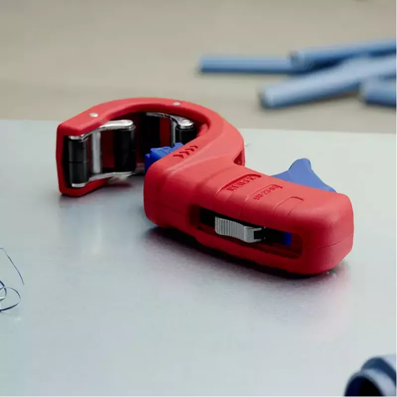 Knipex DP50 90 23 01 BK Rohrschneider, rot/blau