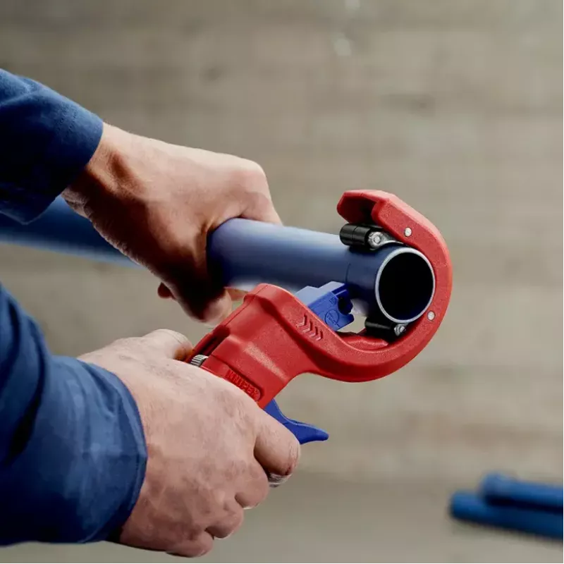 Knipex DP50 90 23 01 BK Rohrschneider, rot/blau
