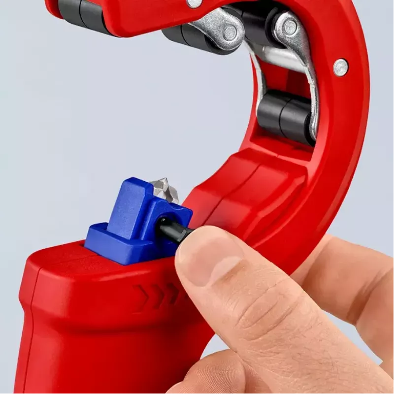 Knipex DP50 90 23 01 BK Rohrschneider, rot/blau