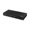 Lindy 38534 2-Port HDMI 8K60 Splitter mit Audio und Downscaling, 2x HDMI, HDR, schwarz