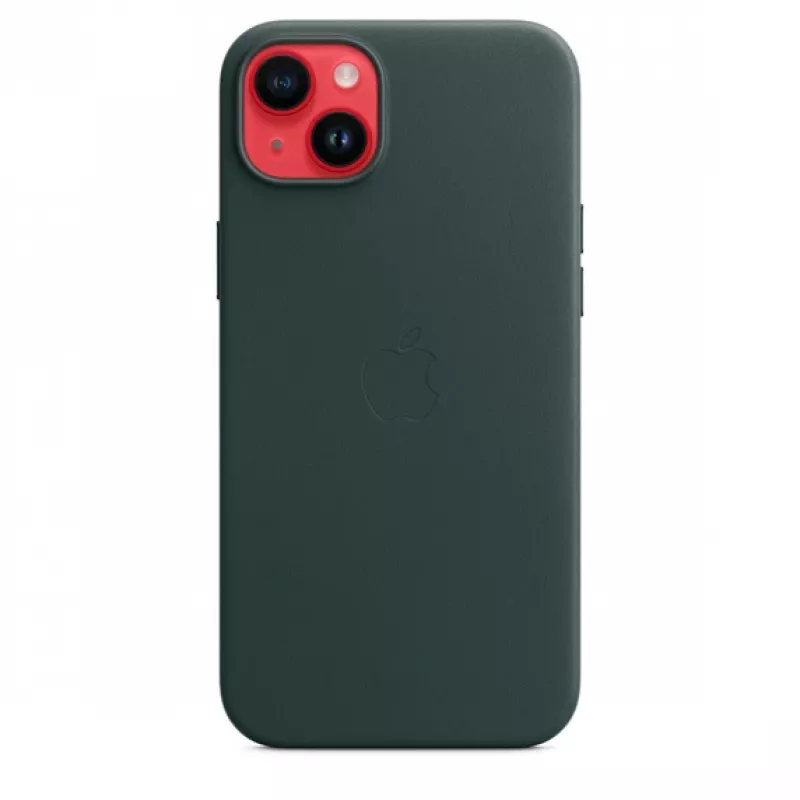 Apple Leder Case mit MagSafe iPhone 14 Plus Forest Grün