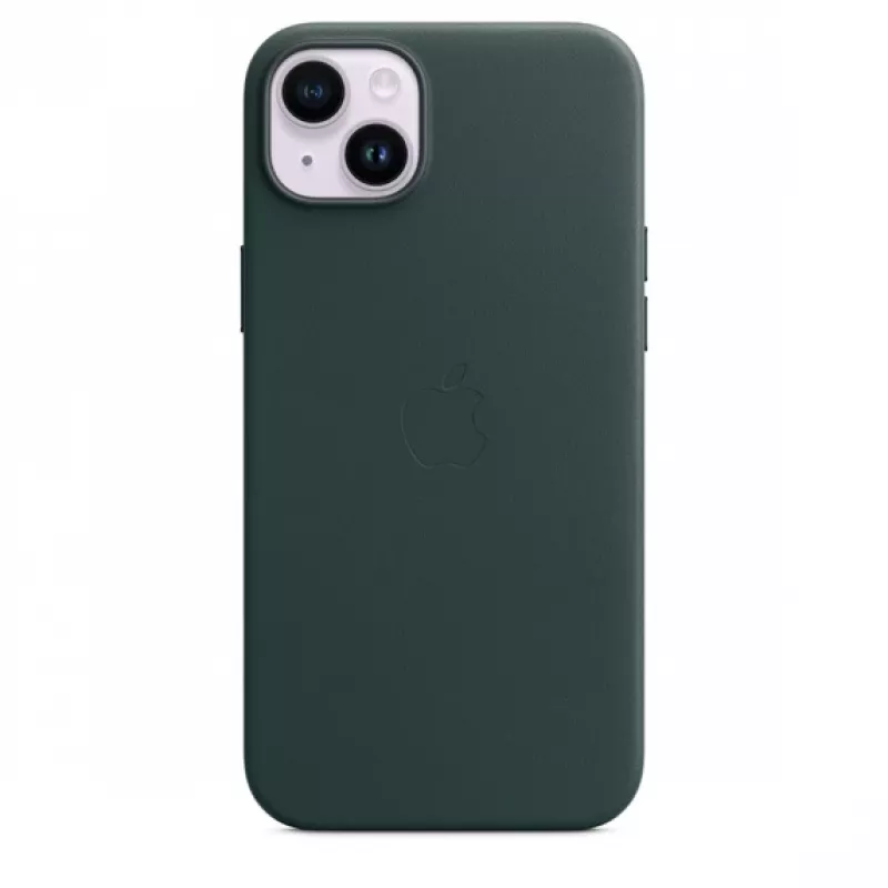 Apple Leder Case mit MagSafe iPhone 14 Plus Forest Grün