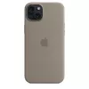 Apple Silicone Case mit MagSafe iPhone 15 Plus Lehmfarbe