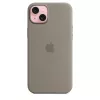 Apple Silicone Case mit MagSafe iPhone 15 Plus Lehmfarbe
