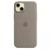 Apple Silicone Case mit MagSafe iPhone 15 Plus Lehmfarbe