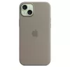 Apple Silicone Case mit MagSafe iPhone 15 Plus Lehmfarbe