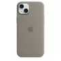 Apple Silicone Case mit MagSafe iPhone 15 Plus Lehmfarbe