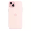 Apple Silicone Case mit MagSafe iPhone 15 Plus Hellrosa