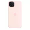 Apple Silicone Case mit MagSafe iPhone 15 Plus Hellrosa