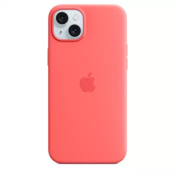 Apple Silicone Case mit MagSafe iPhone 15 Plus Guave