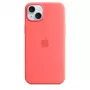 Apple Silicone Case mit MagSafe iPhone 15 Plus Guave