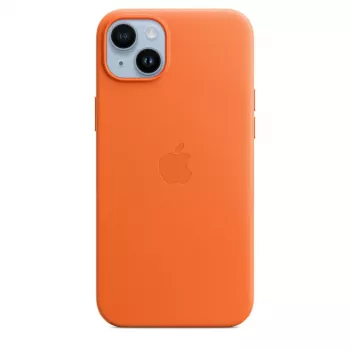 Apple Leder Case mit MagSafe iPhone 14 Plus Orange