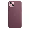 Apple FineWoven Case mit MagSafe iPhone 15 Plus Mulberry