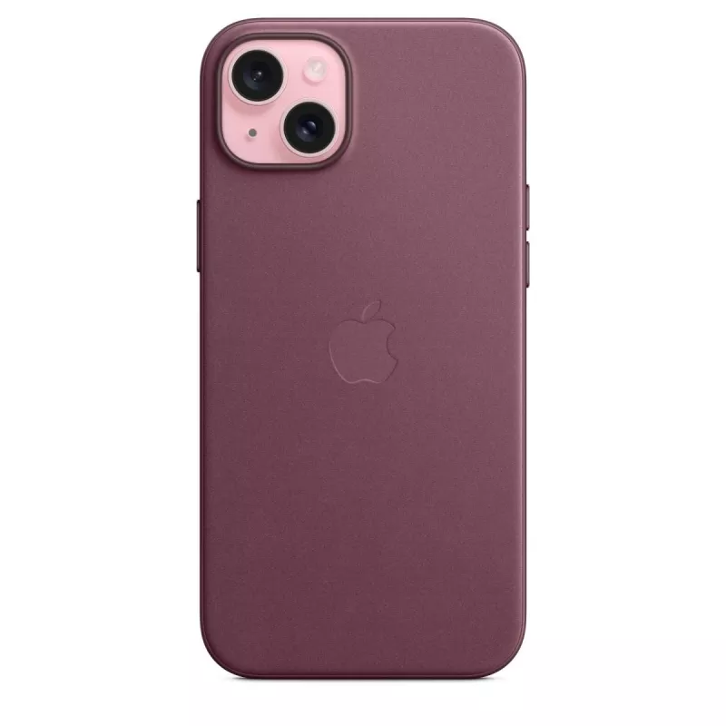 Apple FineWoven Case mit MagSafe iPhone 15 Plus Mulberry