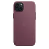 Apple FineWoven Case mit MagSafe iPhone 15 Plus Mulberry