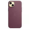 Apple FineWoven Case mit MagSafe iPhone 15 Plus Mulberry