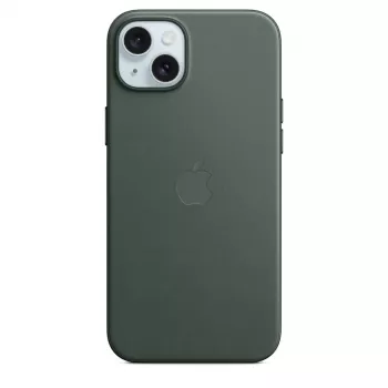 Apple FineWoven Case mit MagSafe iPhone 15 Plus Evergreen