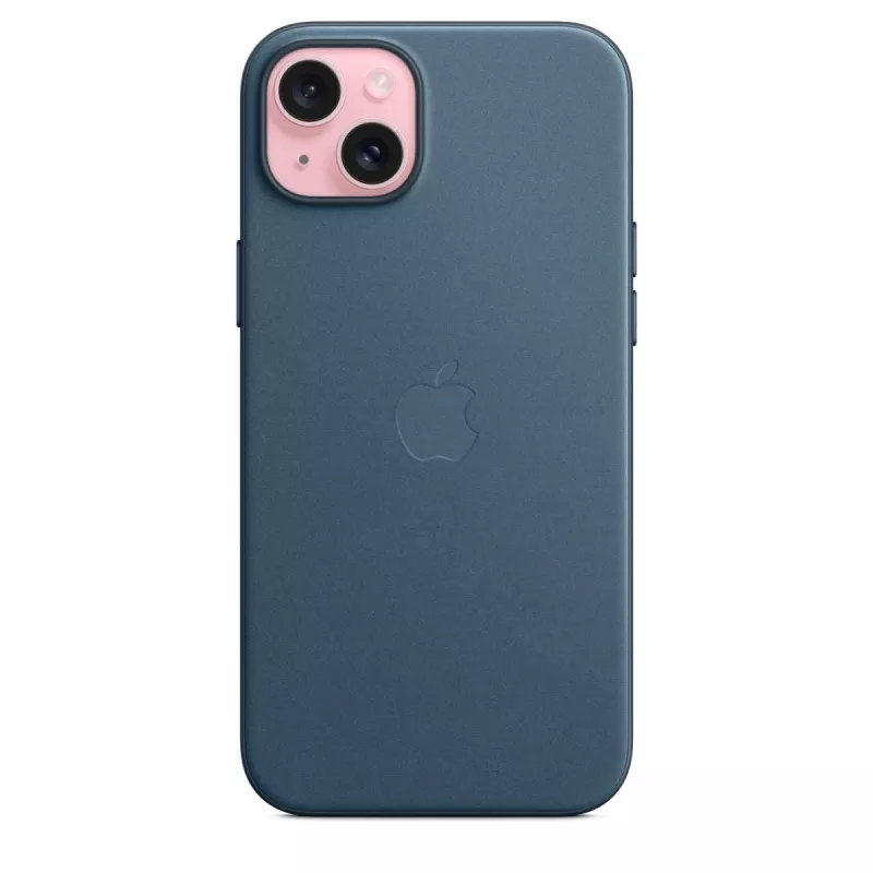 Apple FineWoven Case mit MagSafe iPhone 15 Plus Pacific Blue