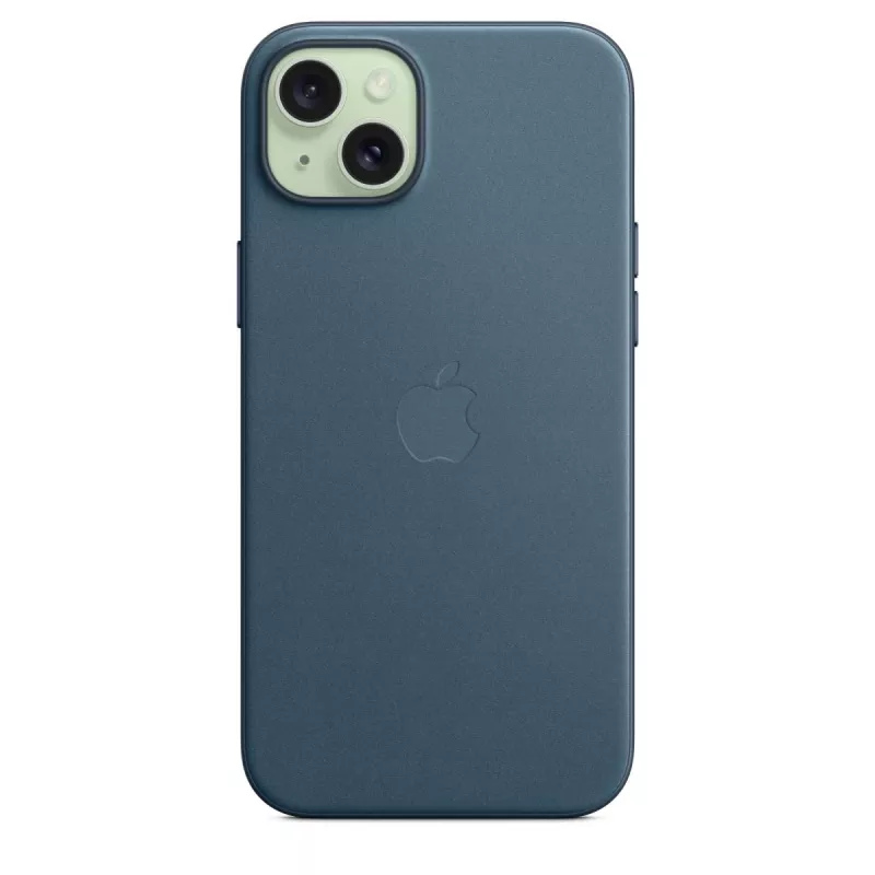 Apple FineWoven Case mit MagSafe iPhone 15 Plus Pacific Blue