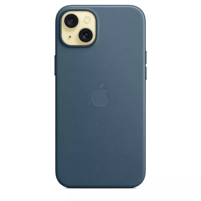 Apple FineWoven Case mit MagSafe iPhone 15 Plus Pacific Blue