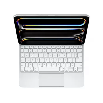 APPLE Magic Keyboard für iPad Pro 11 Zoll (m5) - Internationales Englisch - Weiß