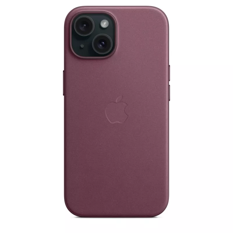 Apple FineWoven Case mit MagSafe iPhone 15 Mulberry