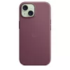 Apple FineWoven Case mit MagSafe iPhone 15 Mulberry