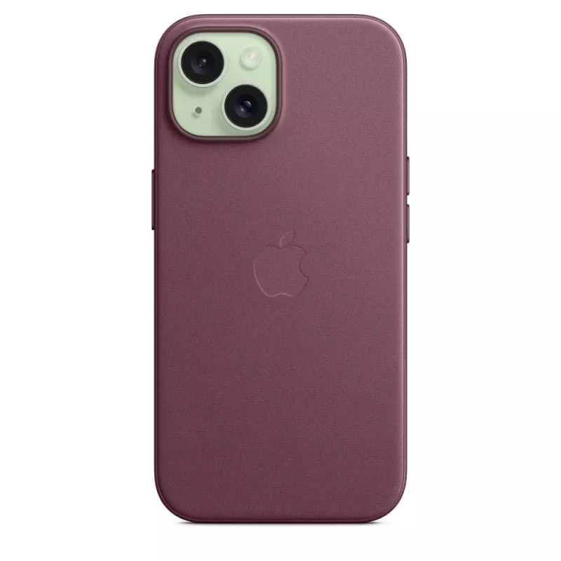 Apple FineWoven Case mit MagSafe iPhone 15 Mulberry