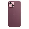 Apple FineWoven Case mit MagSafe iPhone 15 Mulberry