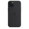 Apple Silicone Case mit MagSafe iPhone 15 Plus Schwarz