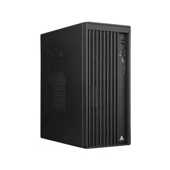 PC-Gehäuse CHIEFTEC BS-20B-OP Midi Tower, schwarz, microATX/Mini-ITX, 2x 3,5 Zoll, max. GPU 27 cm, 1x 5,25 Zoll Schacht, USB-C