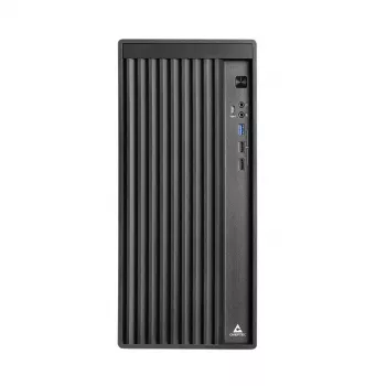 PC-Gehäuse CHIEFTEC BS-20B-OP Midi Tower, schwarz, microATX/Mini-ITX, 2x 3,5 Zoll, max. GPU 27 cm, 1x 5,25 Zoll Schacht, USB-C