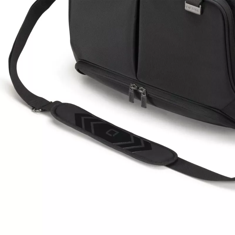 DICOTA Top Traveller Pro - 12-14,1 Zoll Notebook-Tasche - Schwarz / 1680d RPET Polyester