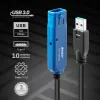 Lindy 8m USB 3.0 Active Extension Pro, 8 m, USB A, USB A, USB 3.2 Gen 1 (3.1 Gen 1), 5 Gbit/s, Schwarz