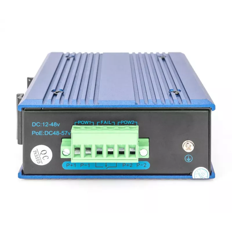 Digitus DN-651118 Industrieller 5-Port-Gigabit-Switch, unmanaged, für Hutschiene