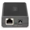 DIGITUS DN-95211 Gigabit-Ethernet-PoE-Splitter, 802.3af/at/bt, 51 W, 10/100/1000 Mbit/s, Schwarz
