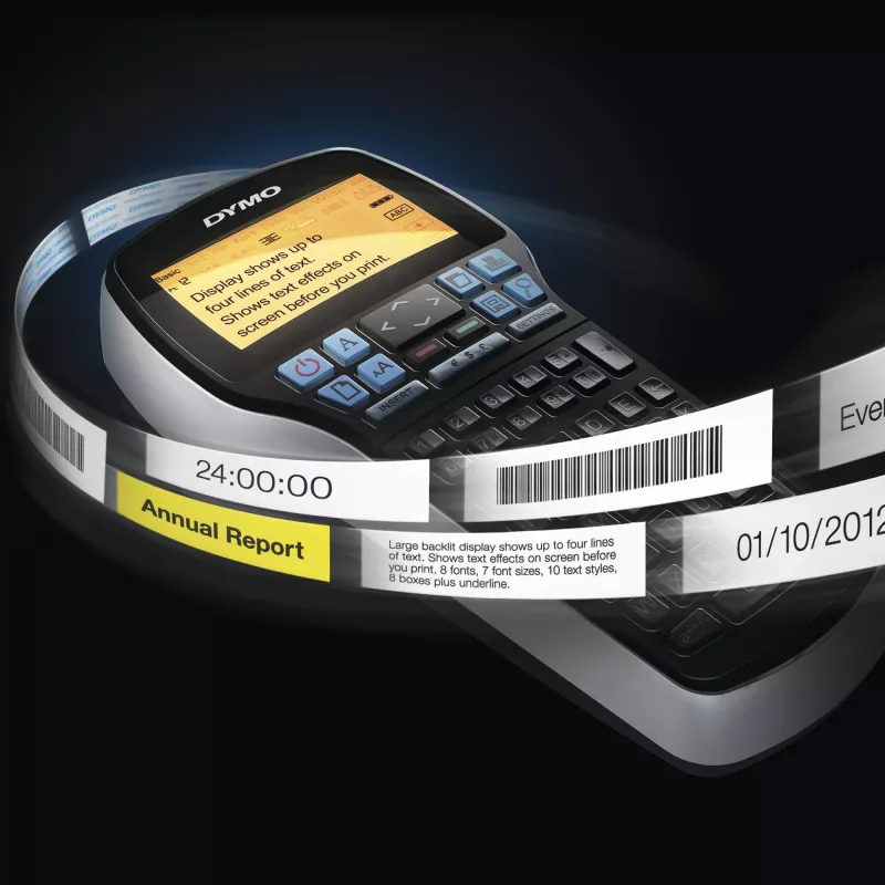 DYMO LabelManager 420P Etikettendrucker | Leistungsstarker wiederaufladbarer tragbarer Etikettendrucker | Computeranschluss | Barcodes, Logos & Grafiken drucken