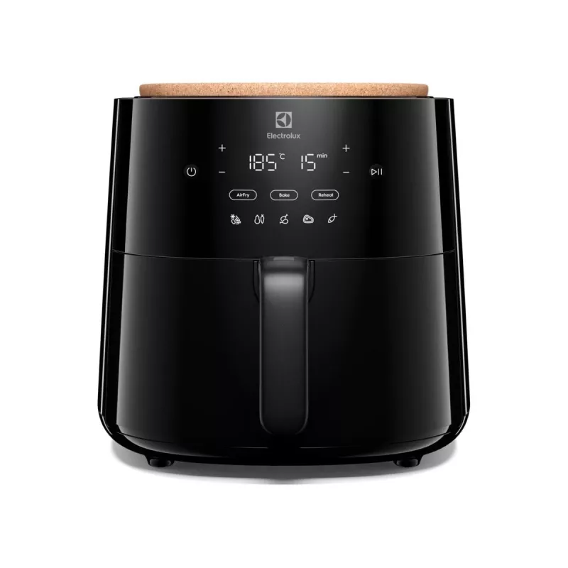 Heißluftfritteuse Electrolux EAF5B — 5 l, 1500 W, bis zu 200 °C, 8 Programme, Touch-Steuerung, LED-Display
