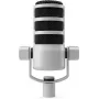Dynamisches Bühnenmikrofon Rode PodMic weiß — Niere, XLR, 20–20000 Hz, -57 dB Empfindlichkeit