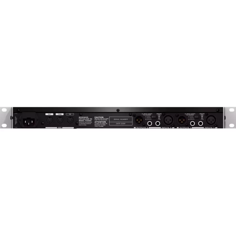 Effektprozessor Behringer FX2000 44,5 mm Breite 483 mm Tiefe 217 mm Höhe
